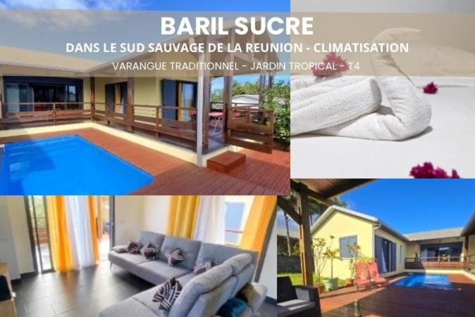 Baril Sucre - Piscine- Jardin - By Sister Home Saint-Philippe Exterior foto